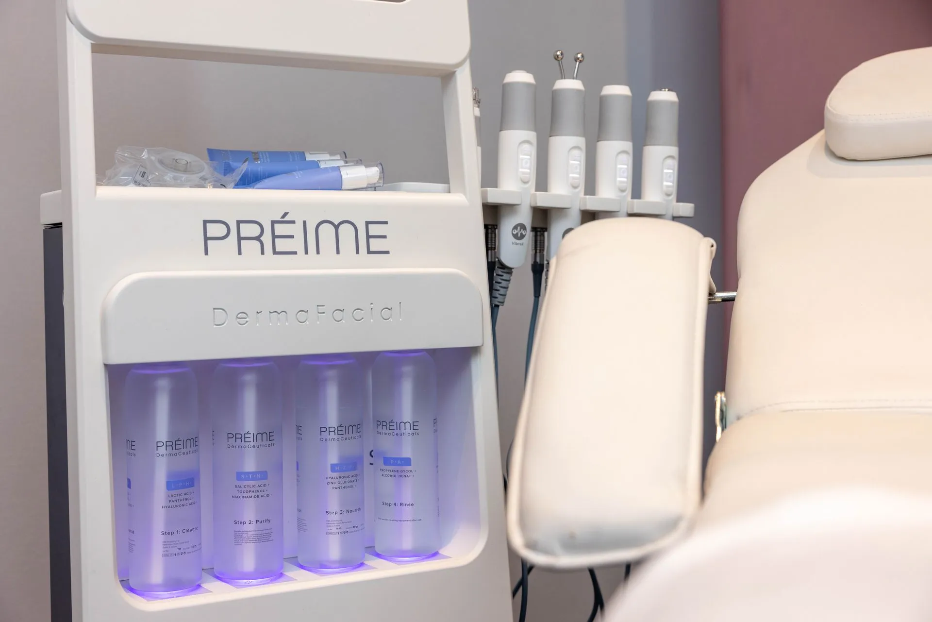 Detalle del equipo Préime y sus productos